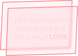 Hire internationally at a price you will love - banner